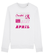 BORN IN APRIL Bluză mânecă lungă Unisex Rise