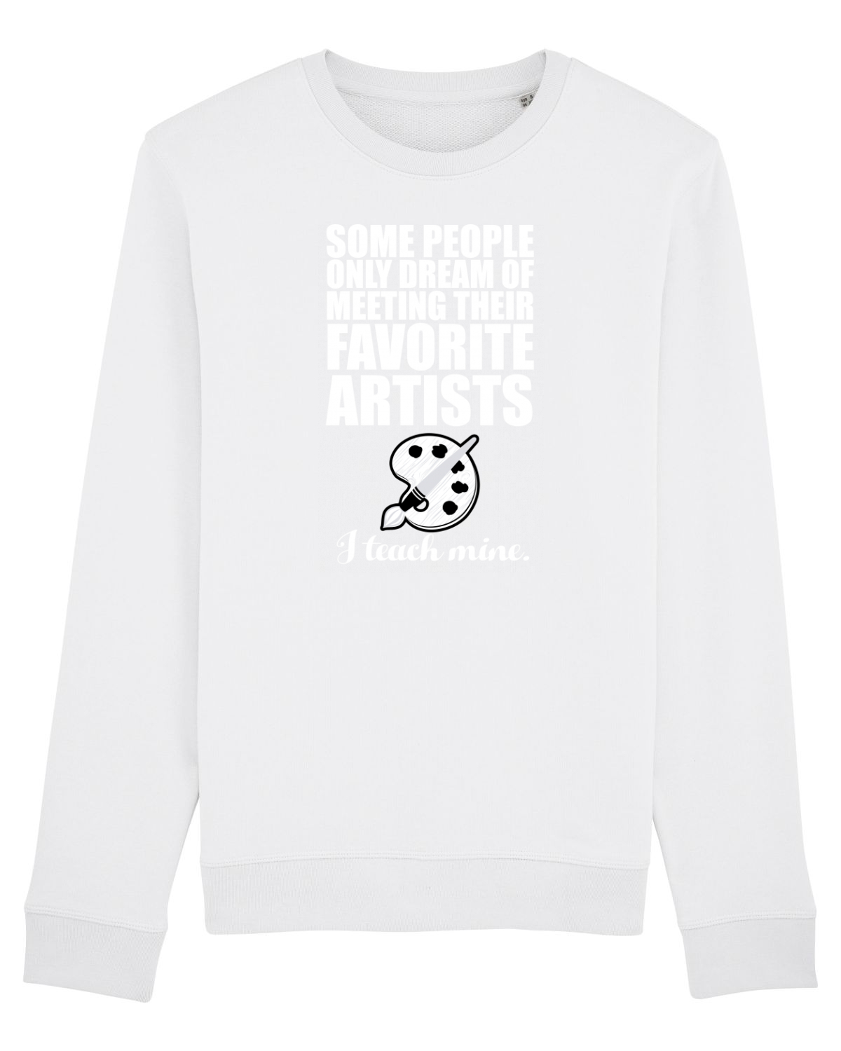 Bluză mânecă lungă Unisex Rise White