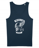 Biker Club Skull WHite Maiou Bărbat Runs