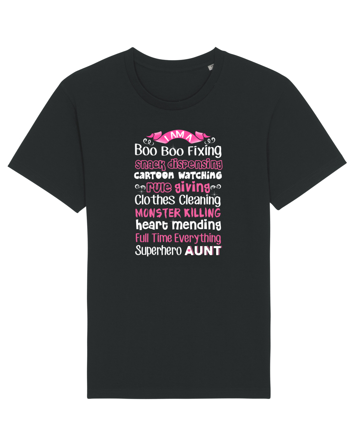 Tricou mânecă scurtă Unisex Rocker Black