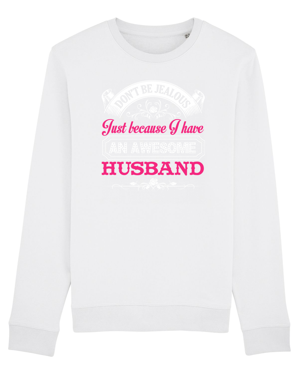 Bluză mânecă lungă Unisex Rise White