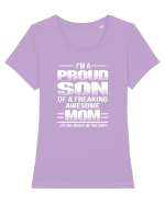 SON Tricou mânecă scurtă guler larg fitted Damă Expresser