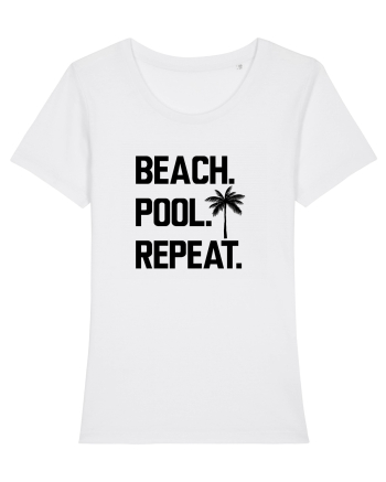 BEACH AND POOL White