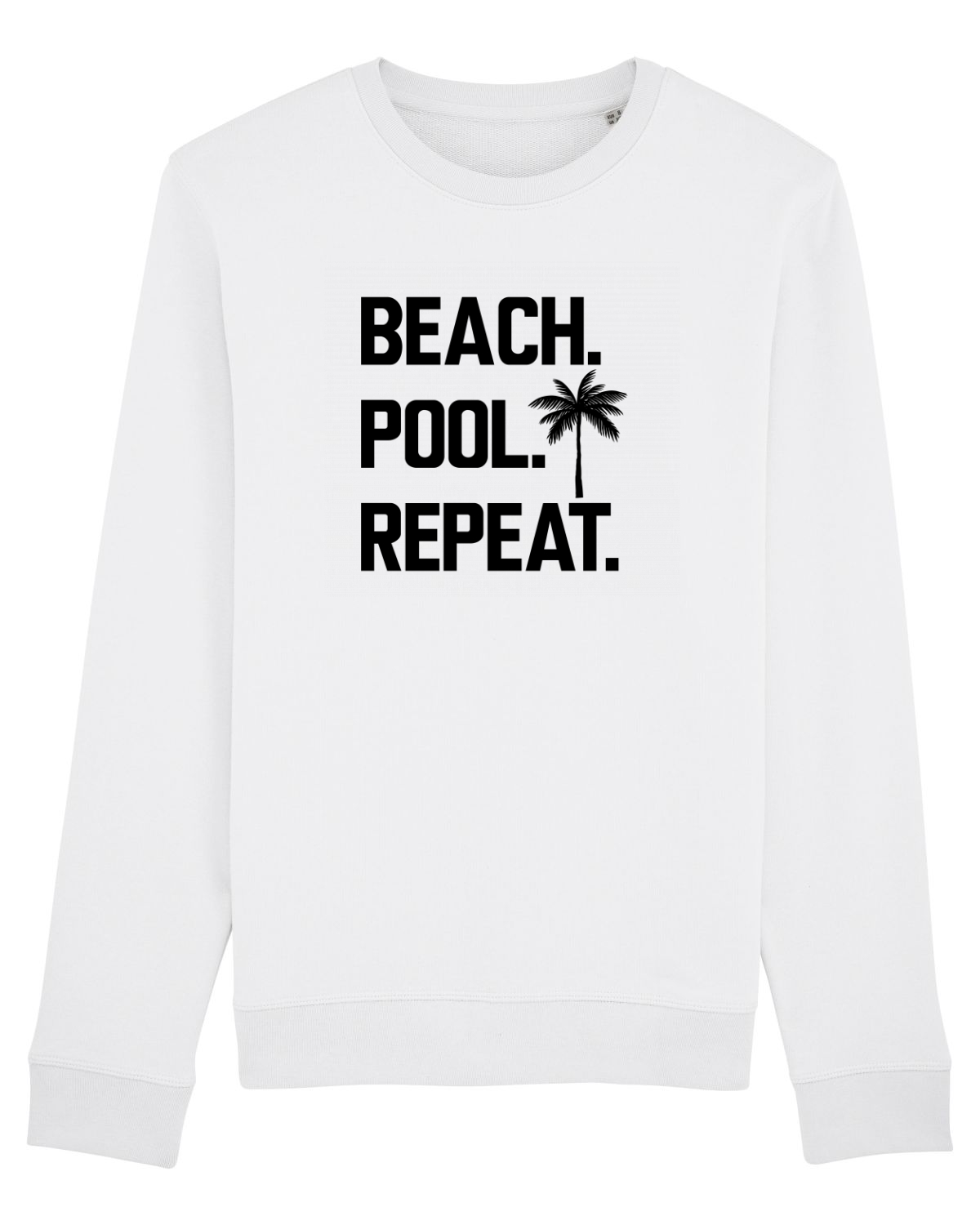 Bluză mânecă lungă Unisex Rise White