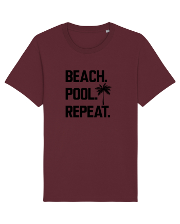 BEACH AND POOL Burgundy