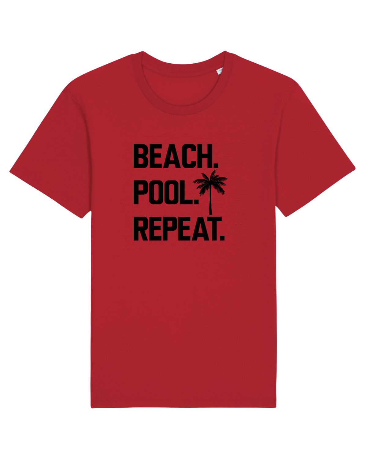 Tricou mânecă scurtă Unisex Rocker Red