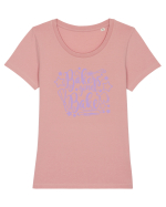 BAKE Tricou mânecă scurtă guler larg fitted Damă Expresser