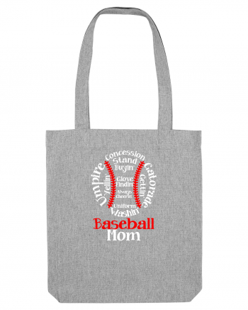 BASEBALL MOM Heather Grey