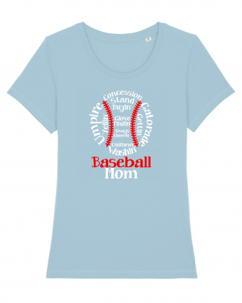 BASEBALL MOM Sky Blue