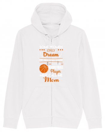 BASKETBALL MOM White