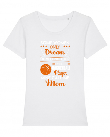 BASKETBALL MOM White