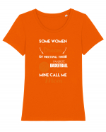 BASKETBALL MOM Tricou mânecă scurtă guler larg fitted Damă Expresser