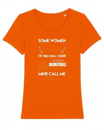 BASKETBALL MOM Bright Orange