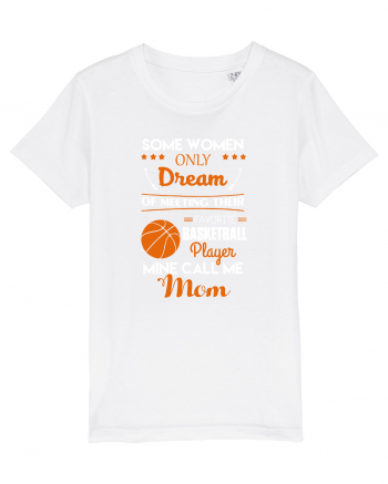 BASKETBALL MOM White