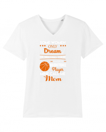 BASKETBALL MOM White