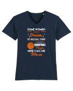 BASKETBALL MOM Tricou mânecă scurtă guler V Bărbat Presenter