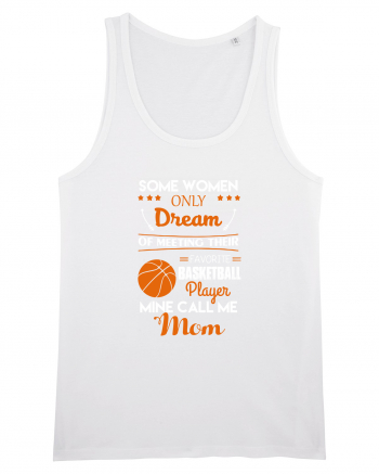 BASKETBALL MOM White