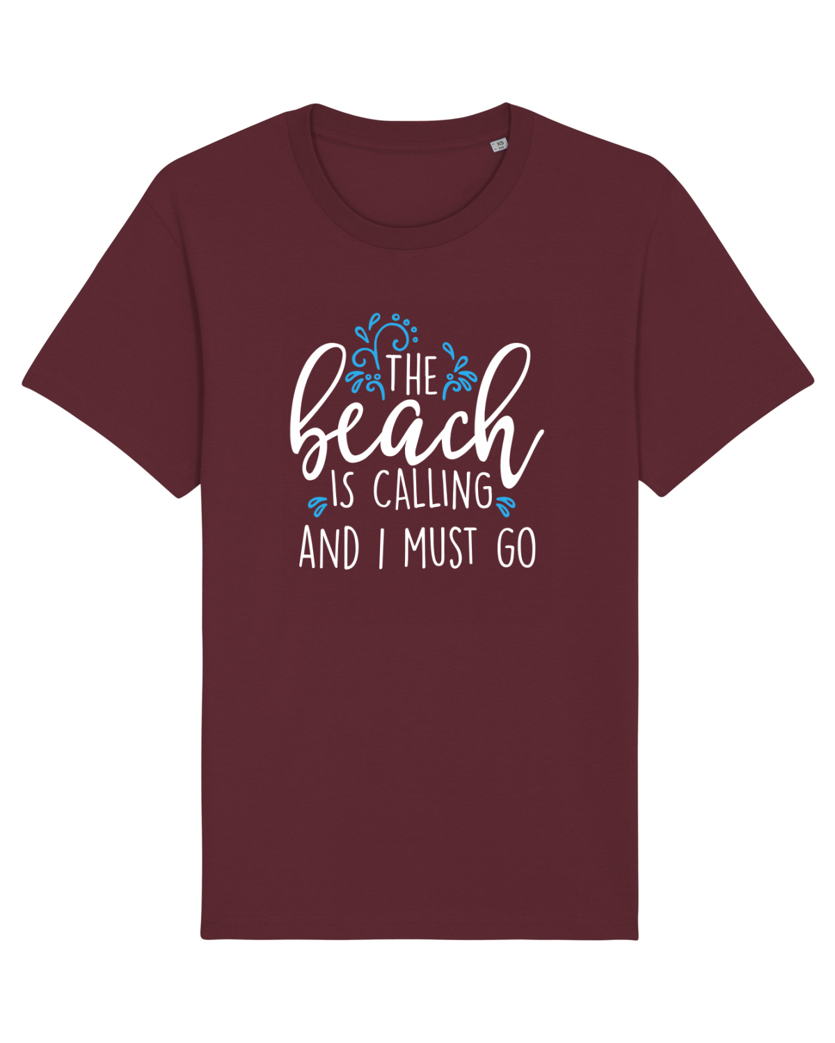 Tricou mânecă scurtă Unisex Rocker Burgundy