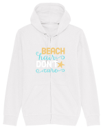 BEACH  Hanorac cu fermoar Unisex Connector