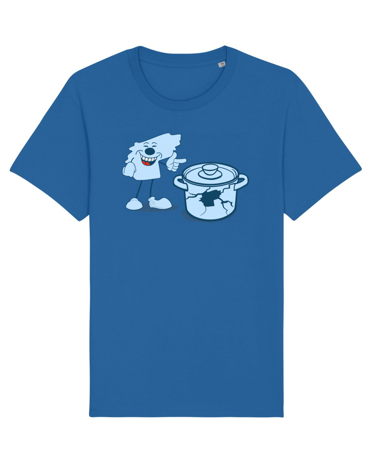 Tricou mânecă scurtă Unisex Rocker Royal Blue