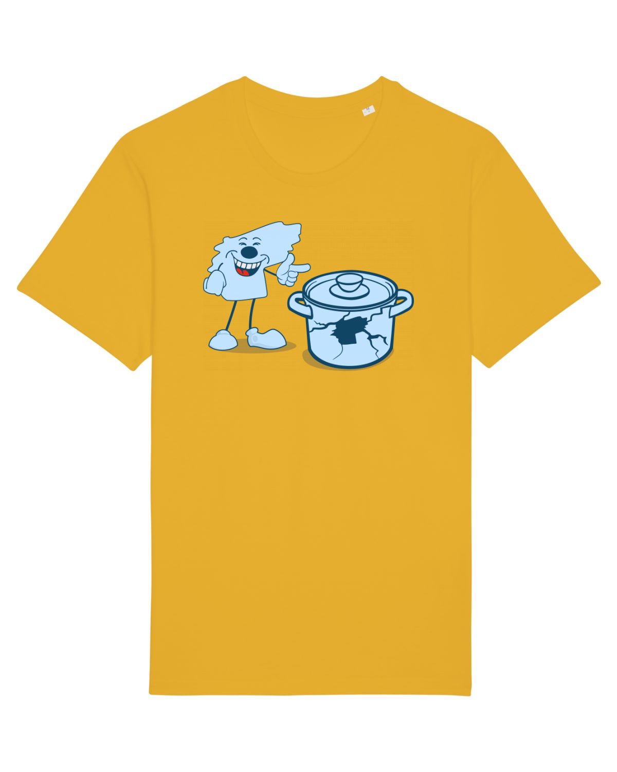 Tricou mânecă scurtă Unisex Rocker Spectra Yellow