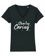 Sharing is caring Tricou mânecă scurtă guler V Damă Evoker