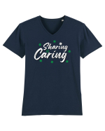 Sharing is caring Tricou mânecă scurtă guler V Bărbat Presenter