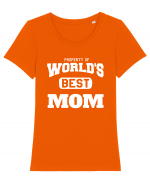 MOM Tricou mânecă scurtă guler larg fitted Damă Expresser