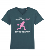 BOWLING Tricou mânecă scurtă guler V Bărbat Presenter