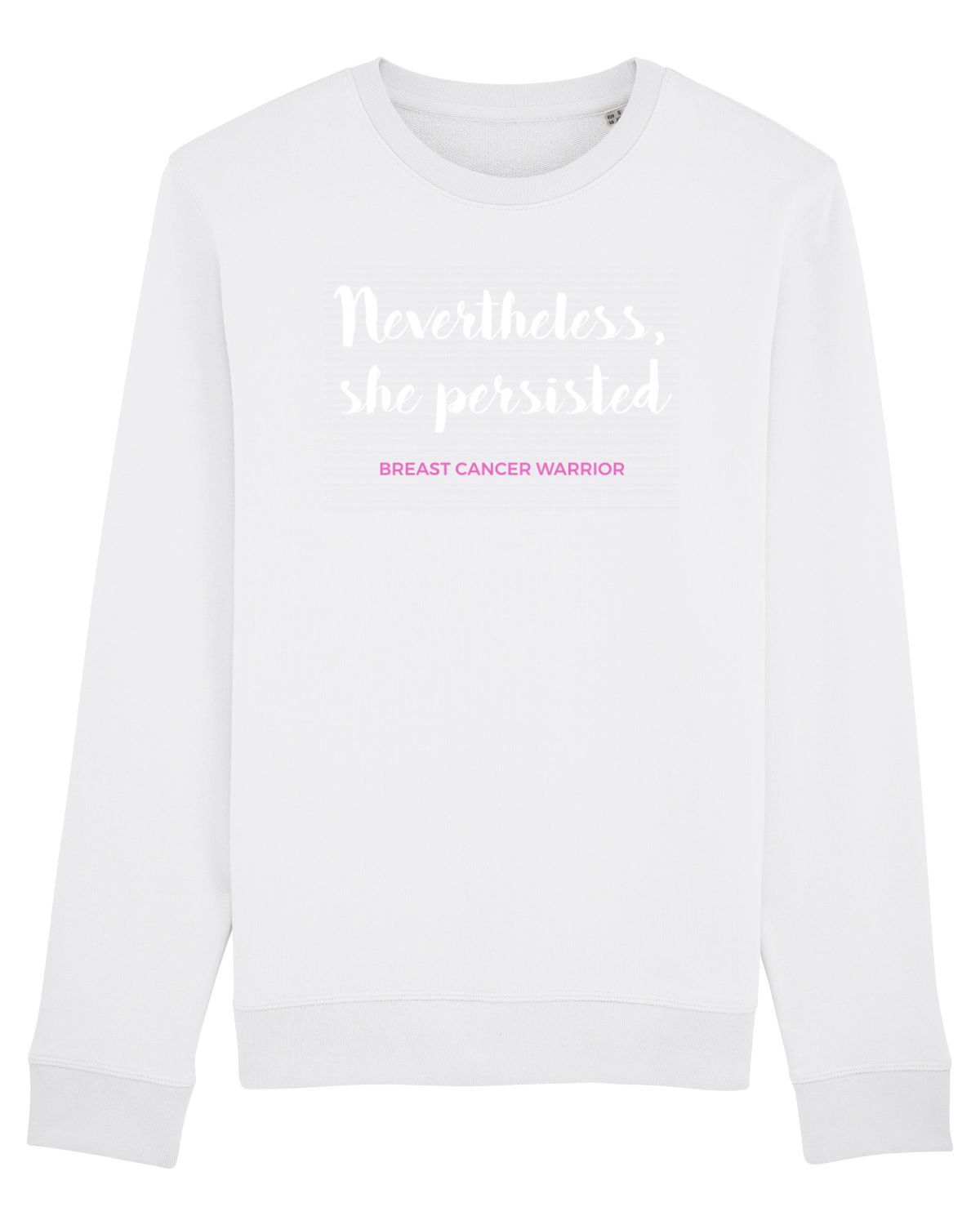 Bluză mânecă lungă Unisex Rise White