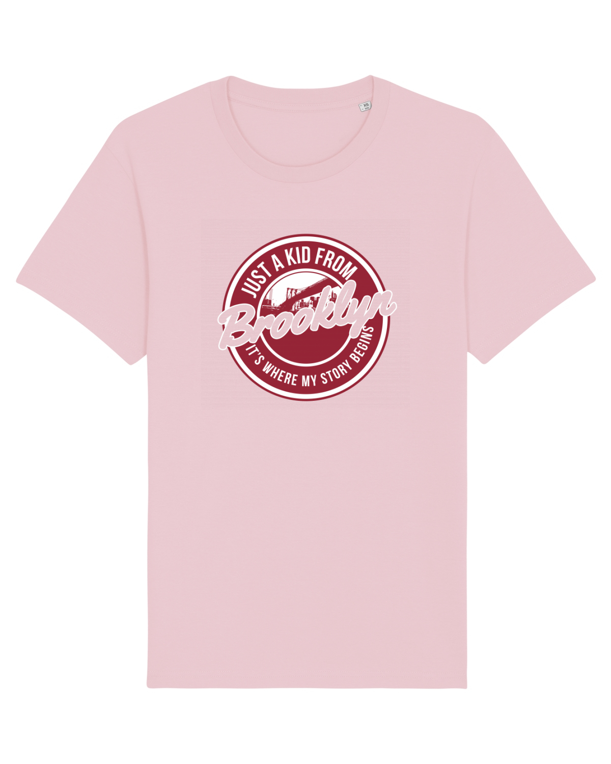 Tricou mânecă scurtă Unisex Rocker Cotton Pink