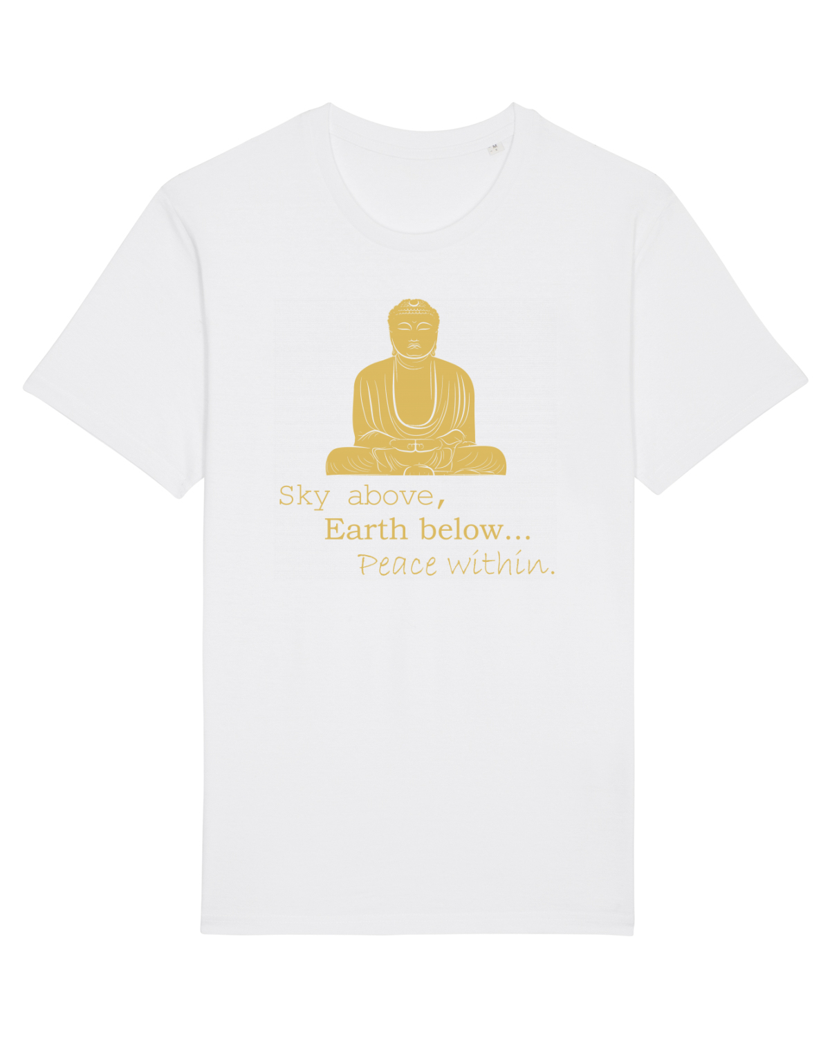 Tricou mânecă scurtă Unisex Rocker White