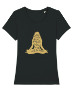 YOGA Tricou mânecă scurtă guler larg fitted Damă Expresser