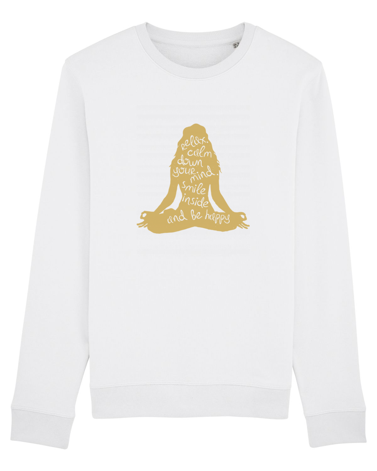 Bluză mânecă lungă Unisex Rise White