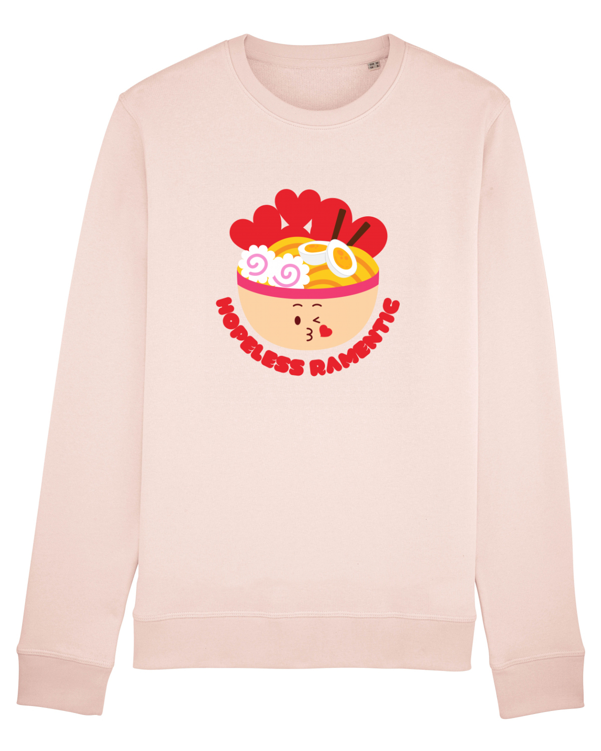 Bluză mânecă lungă Unisex Rise Candy Pink