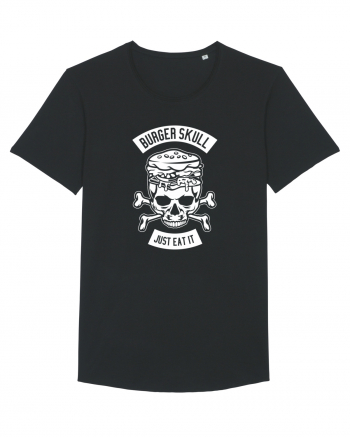 Burger Skull Chef White Black