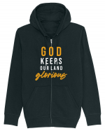 God Keeps Our Land Glorious Hanorac cu fermoar Unisex Connector