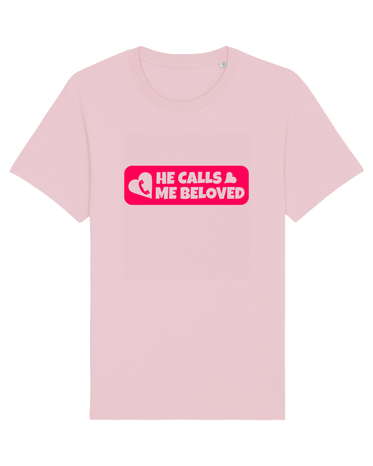 Tricou mânecă scurtă Unisex Rocker Cotton Pink