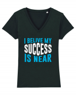 I Believe My Success Is Near Tricou mânecă scurtă guler V Damă Evoker