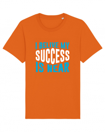 I Believe My Success Is Near Bright Orange