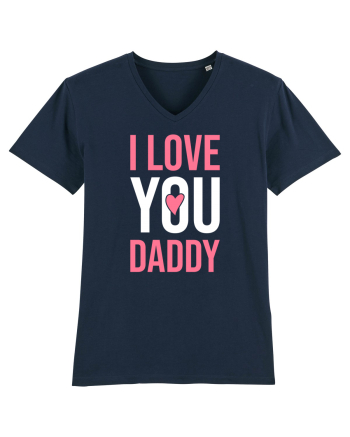 I Love You Daddy French Navy