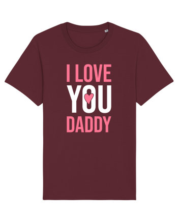 I Love You Daddy Burgundy