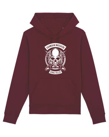 Chainsaw Serial Killer White Burgundy
