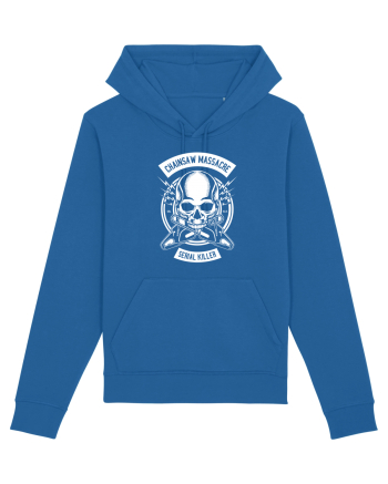 Chainsaw Serial Killer White Royal Blue