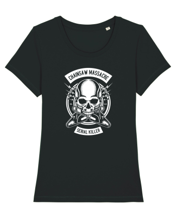 Chainsaw Serial Killer White Black