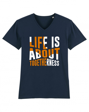 Live Is About Togetherness French Navy