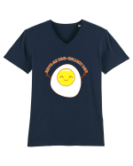 Kawaii Egg Tricou mânecă scurtă guler V Bărbat Presenter