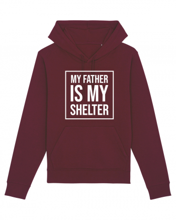 My Father Is My Shelter Burgundy