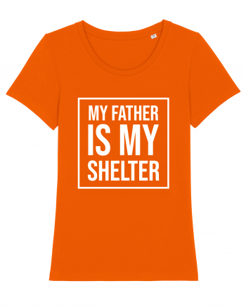 My Father Is My Shelter Bright Orange