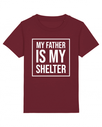 My Father Is My Shelter Burgundy